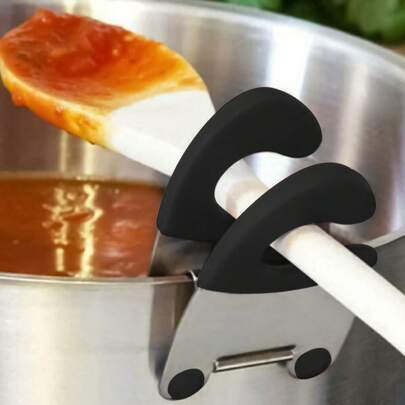 1 chiếc kẹp đựng dụng cụ nhà bếp bằng thép không gỉ, kẹp đa năng dùng để giữ thìa, muỗng, thìa xới, dụng cụ sắp xếp phụ kiện nhà bếp.