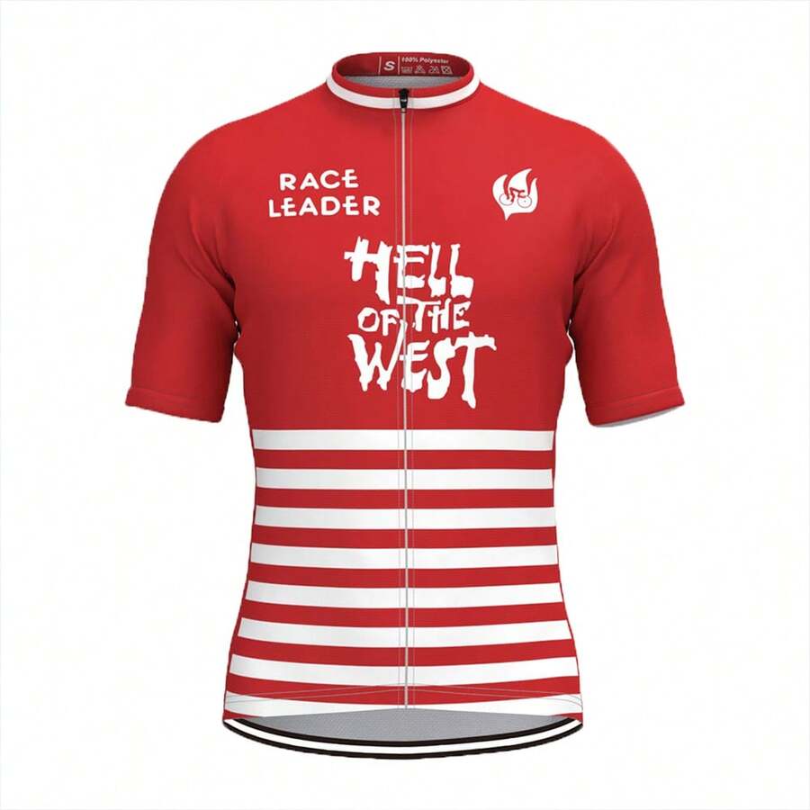 Anti-Slip Zipper Design Cycling Jersey, Moisture-Wicking And Quick-Drying, Suitable For Mountain Bike And Road Bike Riding - Multicolor - View 1