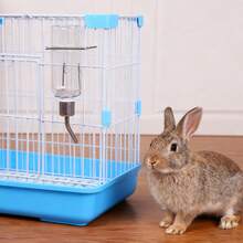 1pc 180/350ml Stainless Steel Sphere Hanging Water Bottle, Pet Automatic Waterer, Leak-Proof Quiet Drinking Bowl, Suitable For Hamsters, Rabbits, Cats, Dogs, Cage-Mounted Portable Pet Supplies - Transparent - View 10