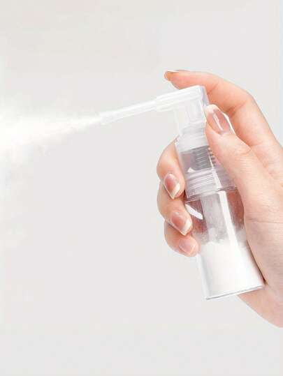 粉末喷雾瓶，旅行喷雾瓶，细雾喷雾器，塑料美甲亮片厨房胡椒粉可填充便携式喷雾瓶，粉末分配器和分装喷雾器，适合作为新年礼物送给妈妈、爸爸、朋友，实用物品，趣味礼物，旅行必备品