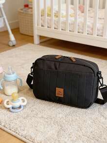 1pc Mommy Bag, Multifunctional Maternity Diaper Bag, Handheld & Crossbody 2-In-1, Multi-Compartment Baby Supplies Organizer, Soft Stroller Bag For Moms