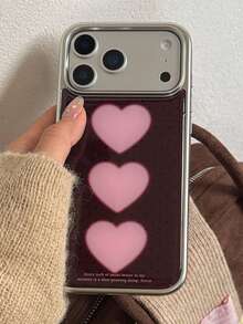 树脂波点心形手机壳，适用于 17、16、15、14、13 - 酒紅色 - 查看 1