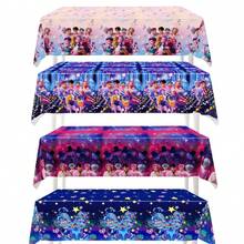 180x108cm KPOP Hunter Anime Party Tablecloth - Large Birthday Dining Tablecloth, Cute Cartoon Stage & Music Theme Design, Suitable For Teen Party Decoration (Multiple Styles) - Multicolor - View 1