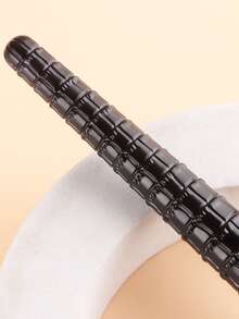 1pc Soft & Fluffy Powder Blush Makeup Brush, Beauty Tool - Black - View 9