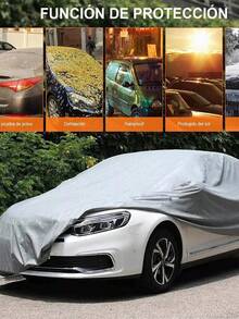Fundas y Cubiertas de auto, impermeable, a prueba de viento y lluvia, a prueba de rayos ultravioleta, protección solar, tormenta de nieve - XXL - Ver 3