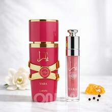 Lattafa Yara Candy Gift Set: 30ml Eau De Parfum & Lip Gloss