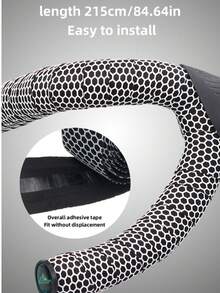 MOTSUV公路自行车把带，自行车绑带，蜂窝防滑硅胶缠绕带，EVA扎带 - 彩色 - 查看 3