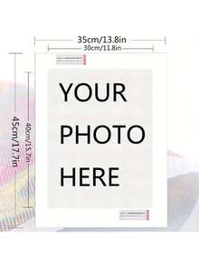 Customizable Diamond Painting, Create Your Own Photo Diamond Mosaic, Full Round Diamonds, Holiday Gift, For Boyfriend, Girlfriend, Friend, Anniversary, Valentine's Day, Wedding, Living Room Wall Decor, Multifunctional, Children's Art Activity - Multicolor - View 2