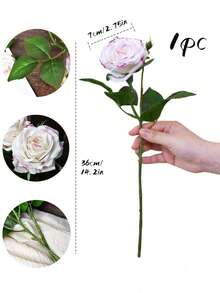 1/3件装，仿真玫瑰花束，触感逼真，家居装饰，餐桌摆设，适合情人节/周年纪念日，摄影道具 - 彩色 - 查看 2