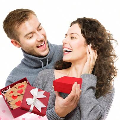 30pcs/60pcs Envelope Set - Mini Envelopes, Heart Stickers, Small Valentine's Day Cards, Little Love Notes For Him/Her, Cute Gift For Boyfriend/Girlfriend