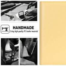 A5 6 Ring Planner Budget Refillable Cover Makaron Yellow Notebook PU Leather Binder For Women - 馬卡龍黃 - 查看 8