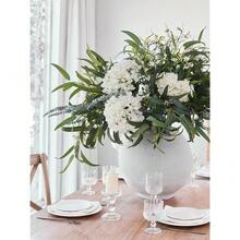Artificial Flowers With Greenery Stems Faux Plants Indoor Branches For Tall Vase Ultra-Realistic, 13 Pcs Wedding Centerpieces, Home Decor & DIY Bouquets - 2024-繡球花 - 查看 10