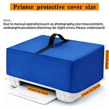 Printer Cover, Heavy-Duty 300D Oxford Cloth Printer Cover, Waterproof, Dustproof, UV-Resistant, Reinforced Top Handle Design And Foldable Storage. Suitable For EcoTank ET-2800/ET-2850/ET-2400, Pixma MG3620, TR8620a, TR4720 And Most Other Printer Models.,Women's Day,Travel Essentials,Wedding Favours,Y2k,Bedroom,Car Accessories Women,Kitchen Deccor,Kitchen Decor,Household Items - Black - View 18
