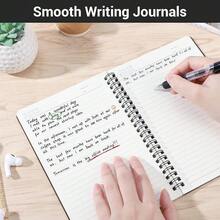 EUSOAR College Ruled Spiral Notebook, A5 6packs 5.5\X8.3\ 120 Pages Inches Coffee Hardcover Lined Travel Writing Notebooks Journal, Students Office Business Subject Diary Ruled Spiral Book Journal - Coffee - View 7
