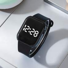 1pc Unisex Fashion LED Digital Watch With Time & Date Display, Suitable As Back To School, Christmas, Birthday Gift For Teens - Multicolor - View 10