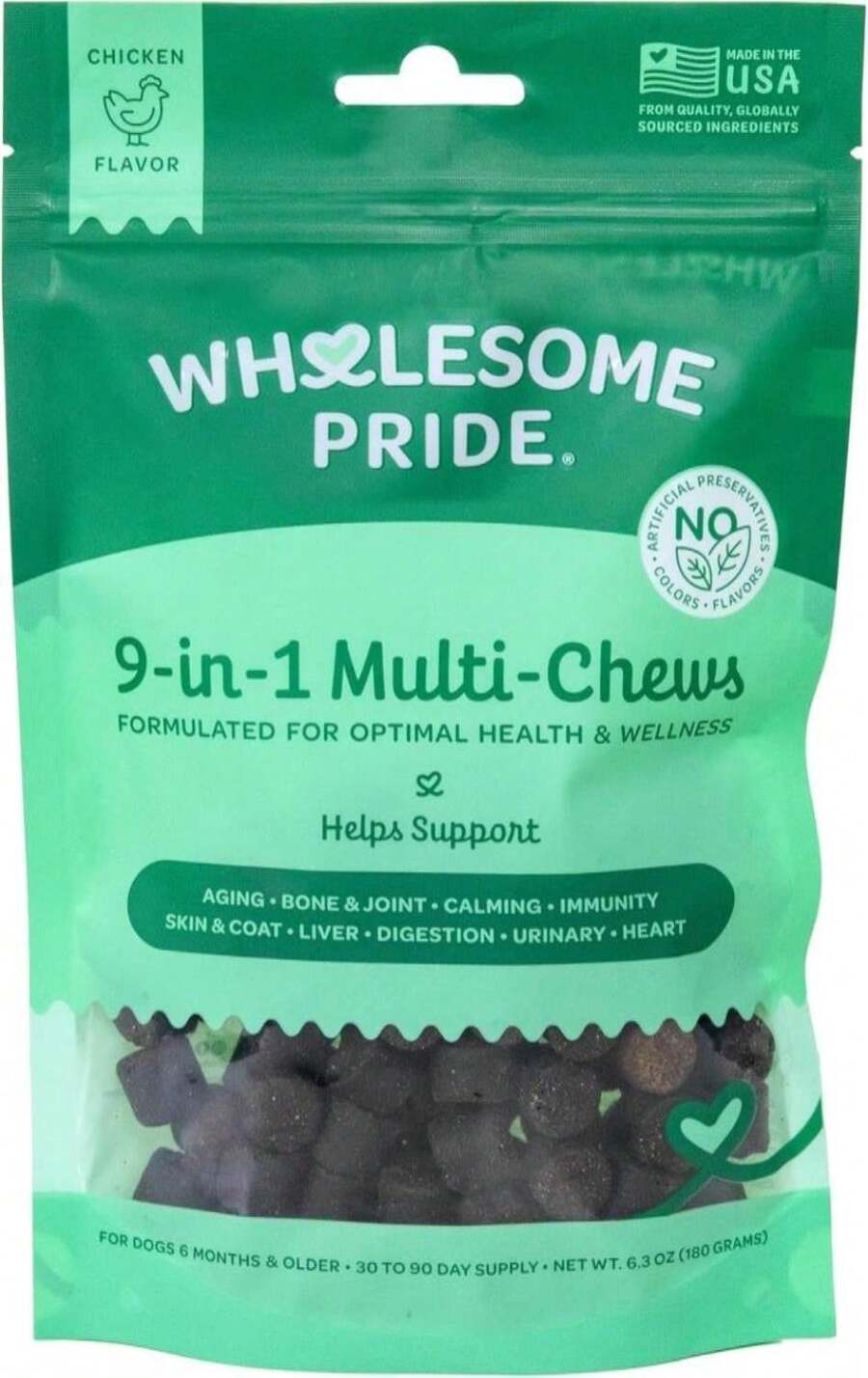 Wholesome Pride Calming Supplement For Dogs - 90 Soft Chews - Natural Anxiety Relief, Separation &Amp; Noise Stress Support With Herbal Ingredients, No Melatonin, Non-Drowsy - MàuA - Xem 1