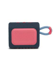 JBL Go 3 Portable Mini Bluetooth Speaker, Wireless Speaker, IP67 Waterproof And Dustproof, Big Audio And Punchy Bass, 5 Hours Of Playtime For Home, Outdoor And Travel, Multicolor - Blue and Pink - View 5