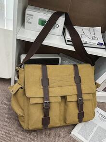 peach tree 1个休闲帆布斜挎包,配皮质肩带装饰,可作单肩包、斜挎包使用,大容量,适合情侣、情人节、桃树图案时尚纯色迷你斜挎包、休闲单肩背包、万圣节、圣诞节、新年礼物、笔记本电脑包 - 彩色 - 查看 13