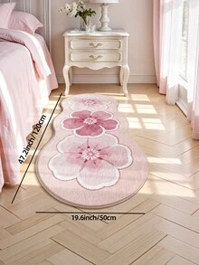 DAJIANG Thảm len họa tiết hoa anh đào màu hồng, thích hợp cho phòng tắm, nhà bếp, ngoài trời, trong nhà, hành lang, phòng ngủ, phòng khách. Có thể giặt máy, dễ vệ sinh, mặt sau chống trượt. Thích hợp trang trí phòng ngủ mùa đông, trang trí ngày lễ Tình nhân, trang trí phòng ngủ ngày lễ, phụ kiện phòng tắm, bộ trang trí phòng. - Nhiều màu - Xem 14