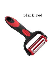 1pc Rotary Multi-Function 3-In-1 Stainless Steel Vegetable Peeler, Kitchen Tool - Multicolor - View 13