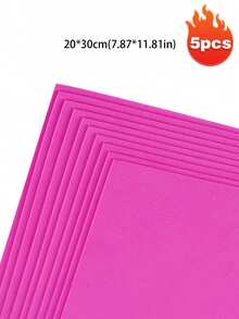 10pcs 2mm Thick, 20x30cm Colorful Sponge Paper Foam Paper With Glitter Plastic Paper, Assorted Colors, Suitable For Art And Craft School Projects, Scrapbooking, DIY Role Play, EVA Foam Paper Set For Handmade And DIY Arts - Multicolor - View 34