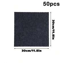 20/50 tấm thảm tự dính - Dễ cắt và lắp ráp, thích hợp trang trí văn phòng hoặc ban công, chống trơn trượt, phù hợp cho phòng khách, phòng ngủ, phòng học, trang trí sàn nhà, thảm văn phòng, thảm trải sàn ghép nối 11,81 inch, giấy dán tường, trang trí tường, dán dễ dàng. - Nhiều màu - Xem 13