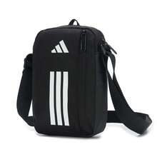 Adidas Túi đeo chéo unisex mới năm 2026, Túi đeo vai tối giản, thoải mái, phong cách thường ngày JZ7085 - Đen/trắng - Xem 1