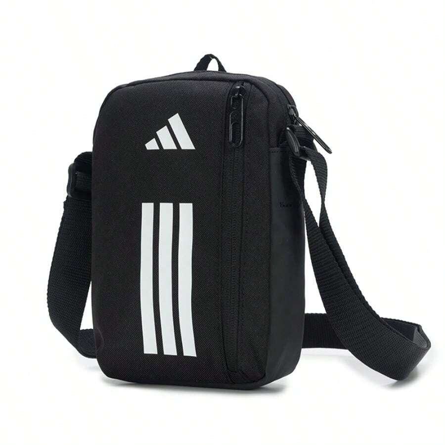 Adidas Túi đeo chéo unisex mới năm 2026, Túi đeo vai tối giản, thoải mái, phong cách thường ngày JZ7085 - Đen/trắng - Xem 1
