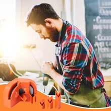 Afilador de brocas multiusos de 1 pieza, herramienta amoladora para cortar madera. Adecuado para taladros de alta velocidad, brocas de carburo, brocas helicoidales, etc - Naranja - Ver 9