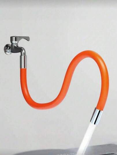 360 Degree Swivel Faucet Extender, Multi-Function Flexible Soft Rubber Hose Extension, Suitable For Kitchen, Bathroom, Garden, Toilet, Balcony And Sink, Adjustable Faucet Adapter