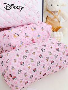 Disney Large Capacity Quilted Hair Dryer Storage Bag Multi-Pocket Design Inside Hair Dryer Holder Hair Tool Bag Multi-Functional Mickey & Minnie Pattern Storage Bag Official License Princess Storage Bag - Multicolor - View 7