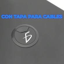 Escritorio Ergonómico Gamer De Alta Calidad Color Negro - Negro - Ver 3