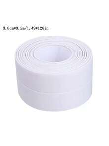 1 cuộn băng keo PVC tự dính chống thấm nước: Nâng cấp bồn rửa, bồn tắm và bồn cầu trong phòng tắm của bạn! - trắng - Xem 7