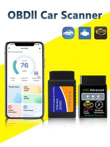 Wireless OBD2 Car Diagnostic Scanner, OBDII Fault Code Reader Tool For Cars And Trucks Engine Diagnostics - A - View 11