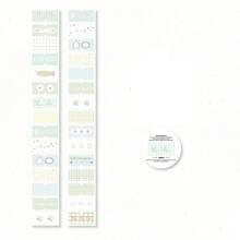 1 Roll Showa Monologue Cloud Series Die-Cut Tape, Cute Ins Style Scrapbooking Material, Memo Pad DIY Sticker - Multicolor - View 17