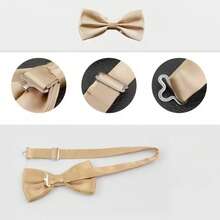 Nơ cổ đen thanh lịch - Kiểu dáng tuxedo trang trọng - Có thể điều chỉnh, một cỡ - Thích hợp cho vest, đồng phục và các dịp đặc biệt, phụ kiện, lễ hội, quà tặng. - màu đen - Xem 9
