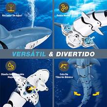 CYPNJuguete De Tiburón con Control Remoto De 2.4G Regalos de Navidad Tiburón De Alta Simulación para Baño De Piscina Gran Regalo Juguetes De Barco RC para Niños Y Niñas De Más De 6 AñosFashion - 223220872 - Ver 3