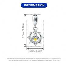 Cute Panda Animal 925 Sterling Silver Charms For Bracelets And Necklace Dangle Pendants Butterfly Elephant Dog Bead Jewelry Present For Women Family Friends - 螢火蟲 - 查看 5