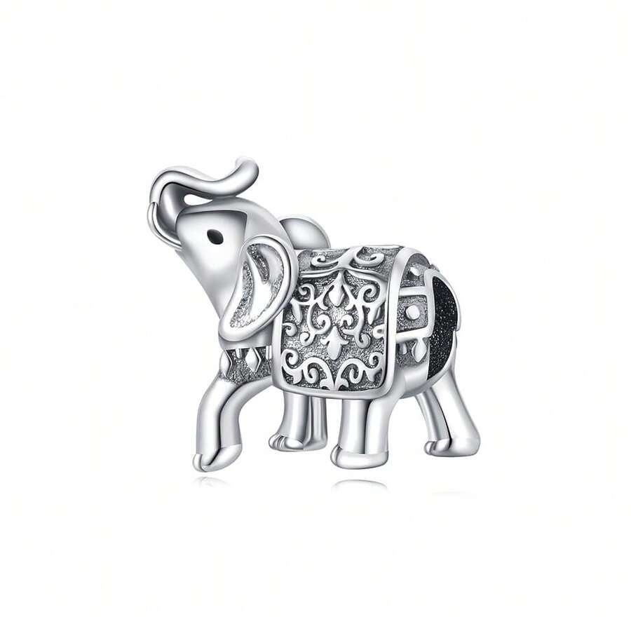 Cute Panda Animal 925 Sterling Silver Charms For Bracelets And Necklace Dangle Pendants Butterfly Elephant Dog Bead Jewelry Present For Women Family Friends - 大象飾品 - 查看 1