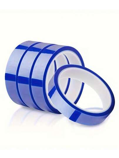 2 Rolls 0.8 Inch X 108 Ft And 0.39 Inch X 108 Ft Heat Sublimation Blank Transfer Tape, High Temperature Resistant Tape, Max Temp 250°C (248.9°F), Suitable For Heat Sublimation Printing, Heat Transfer, Heat Press Vinyl Imprinting, Gifts For Father's Day, Mother's Day, Christmas, Thanksgiving, Halloween, Valentine's Day (1 Roll/2 Rolls)