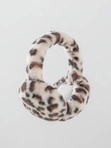1pc Women's Leopard Print Fashionable And Simple High-End Ear Muffler For Warmth - Multicolor - View 14