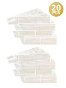 WalDecoo 1/10/20 Sheets Of 11.56" X 8.38" -Subway Tile Peel And Stick Backsplash - Waterproof, Stain-Resistant, Easy DIY Installation.Removable Self Adhesive Wall Tile Sticker Kitchen Bathroom Backsplash For Festival Layout - Multicolor - View 17