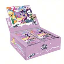5 Packs (25 Cards) - My Little Pony Mystery Box Cards, Plus 1 Pack (5 Random Cards) With Chance To Get Rare Cards - Multicolor - View 7