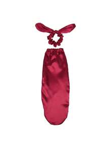 2顶双面缎面睡帽，透气蝴蝶结发饰，柔软长发日常防护帽，6种颜色可选，男女通用，蝴蝶结扣式睡帽 - 彩色 - 查看 6