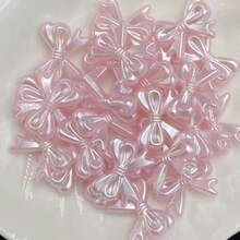 750pcs Acrylic Heart & Bow Beads Set, For DIY Handmade Bracelets, Necklaces, Earrings, Phone Straps, Jewelry And Crafts - Bright Red + Pink - View 8