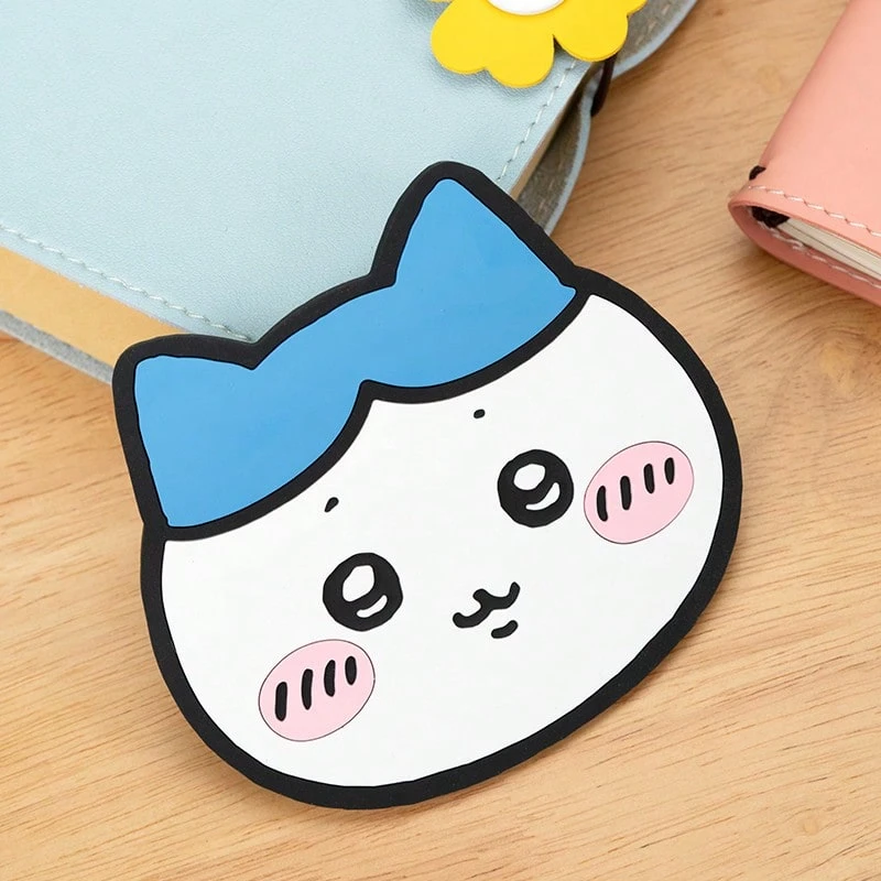 Miniso Tấm lót cốc hình nơ phiên bản Q của Chiikawa Hachiware, chất liệu silicon mềm mại, hình dạng 3D, cách nhiệt hiệu quả và bảo vệ mặt bàn, phù hợp cho sinh hoạt gia đình/văn phòng/tiệc trà chiều, tấm lót trang trí đa năng bảo vệ cốc nước và ấm trà (1 cái)(1 cái) - Màu xanh lam - Xem 1