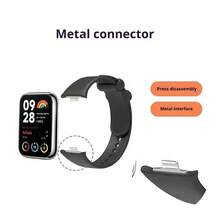矽膠錶帶，適用於 Band 8Pro/9Pro/10Pro，智慧手錶配件，Redmi Watch 4 5 6 替換手環，柔軟舒適 - 均碼 - 查看 5