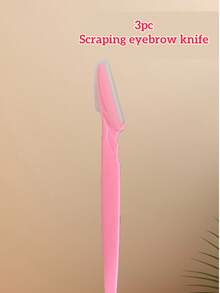 Precision Eyebrow & Face Razor For Men & Women - Stainless Steel Hair Trimmer With Safety Cover, Ergonomic Design For Eyebrow, Ear And Nose Hair Removal, Fragrance-Free, Facial Hair Grooming | Modern Grooming Tool | Razor, Eyebrow Trimmer, Great Gift For Valentine's Day, New Year, Etc. Color Randomly Sent - Multicolor - View 11