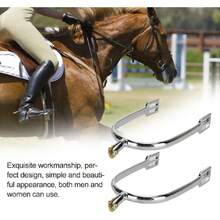 Espuelas de Caballo, 2 espuelas Estilo inglés de aleación de Zinc Espuelas de Equipo Exquisito Accesorios de Equipo Ecuestre para Botas Hombres/Mujeres, Accesorios de Equitación de Espuelas ecuestres,38912815 - Multicolor - Ver 6