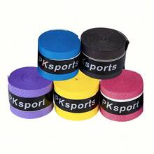 这款手胶专为羽毛球（及其他球拍运动）设计：纹理网格表面即使手心出汗也能防止打滑。它能让您在快速挥拍时牢牢掌控球拍——非常适合竞技比赛或休闲游戏。采用柔软弹性材料制成：可有效缓冲球拍震动，保护您的双手。 - 彩色 - 查看 7